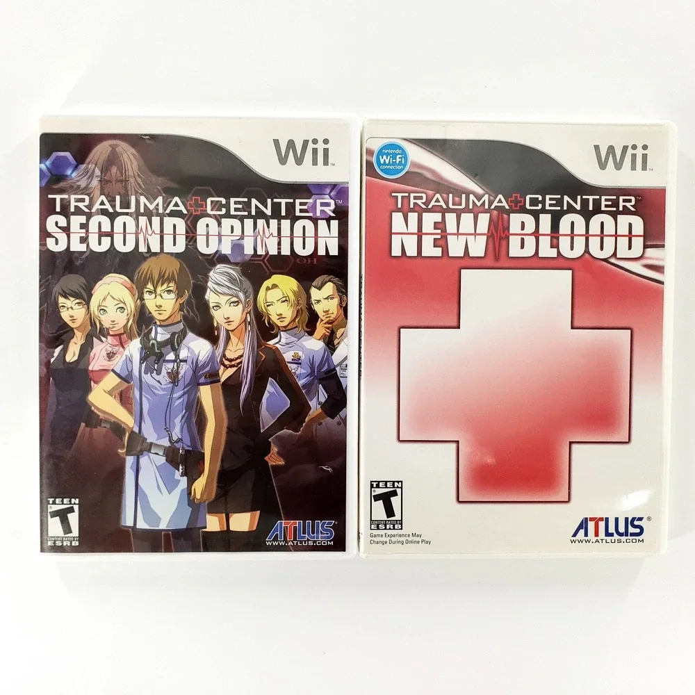 Trauma Center: Second Opinion & New Blood Nintendo Wii Complete Tested & Works